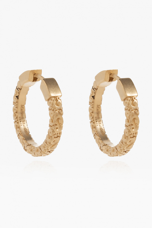 数々のアワードを受賞】 Maison earrings Brass Margiela Japan